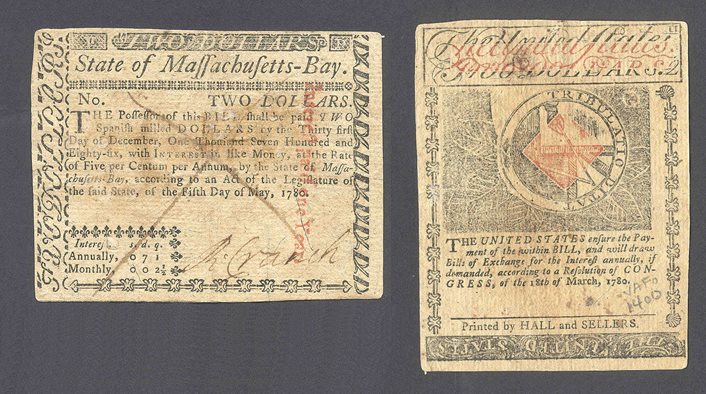 Image of Massachusetts Bay Currency